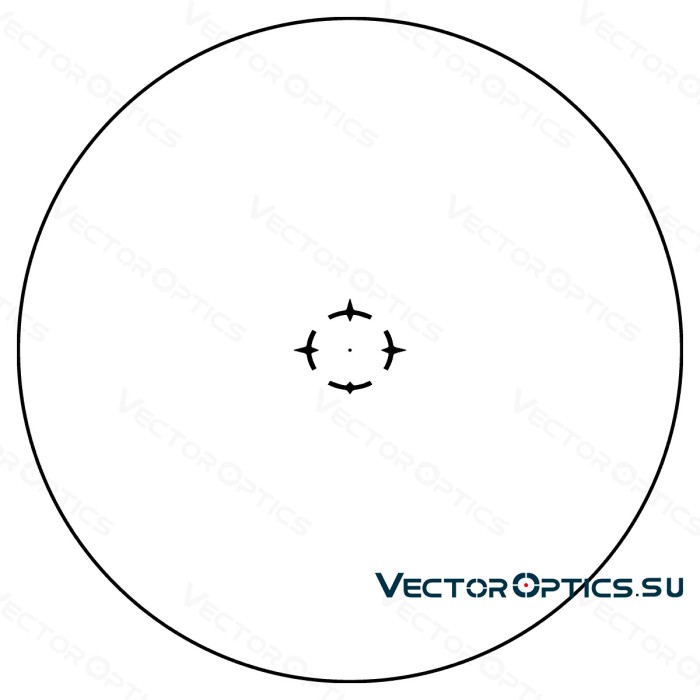 Призматический прицел Vector Optics Paragon 1x16 Micro Prism (SCPS-M01)