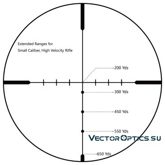 Оптический прицел Vector Optics Hugo 3-12x44 кольца 25,4мм 