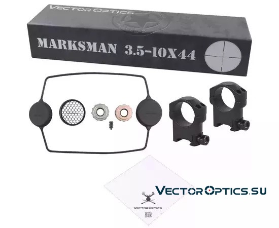 Оптический прицел Vector Optics Marksman 3.5-10x44 SFP кольца 30 мм