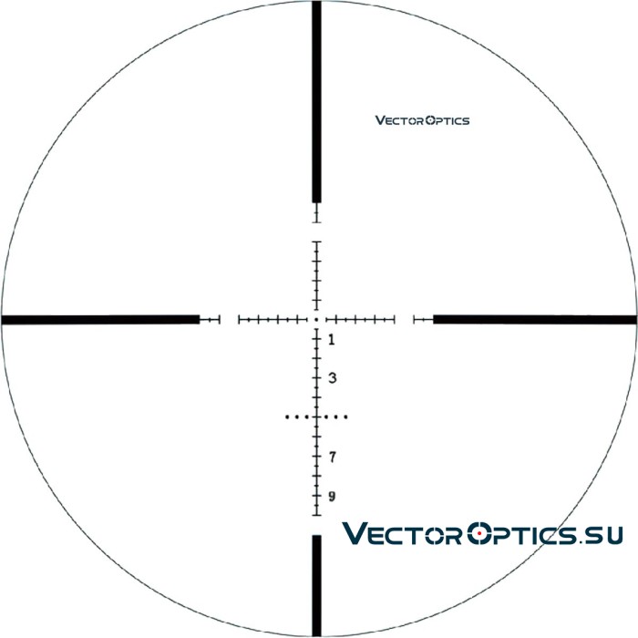 Оптический прицел Vector Optics Marksman 3.5-10x44 SFP кольца 30 мм