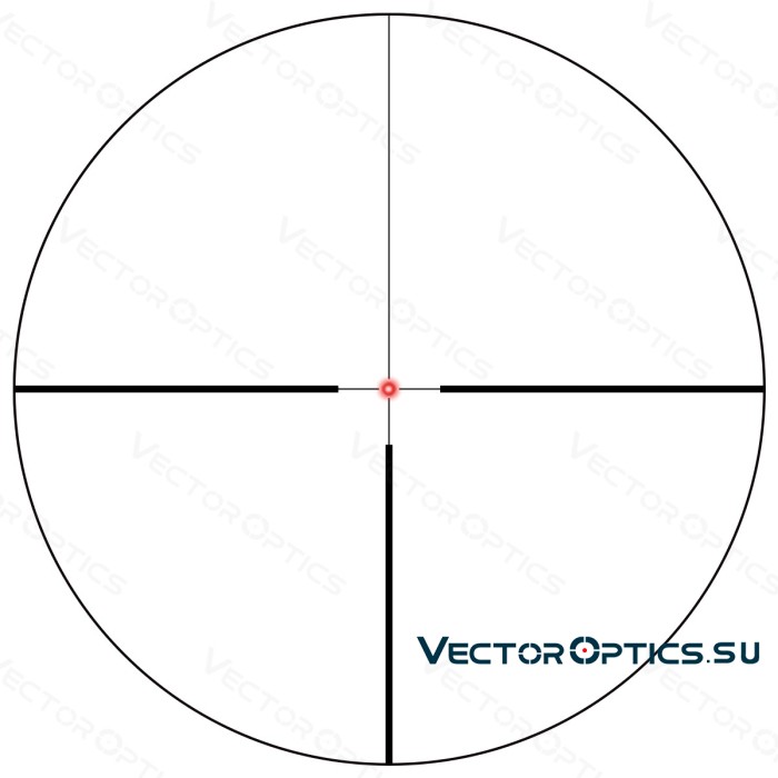 Оптический прицел Vector Optics Continental X6 Hunting 1-6x24 SFP Fiber кольца 30 мм