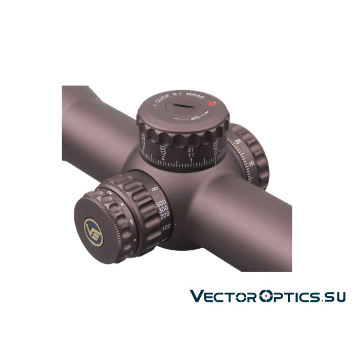 Оптический прицел Vector Optics Continental X6 34mm 4-24x56 FFP ZeroStop кольца 34 мм, цвет FDE