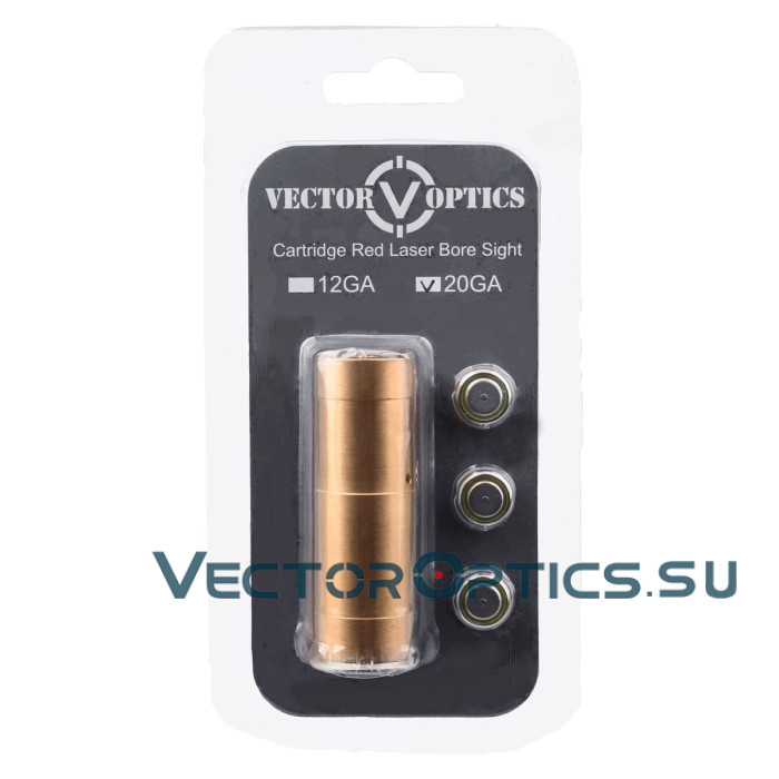 Лазерный патрон холодной пристрелки Vector Optics 20GA (SCBCR-10)