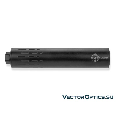 ДТК ZEMLYAK Сайга калибр 5,45/7,62/223Rem (230мм, резьба М24х1,5, п/п 9,5мм, Ø 47мм)