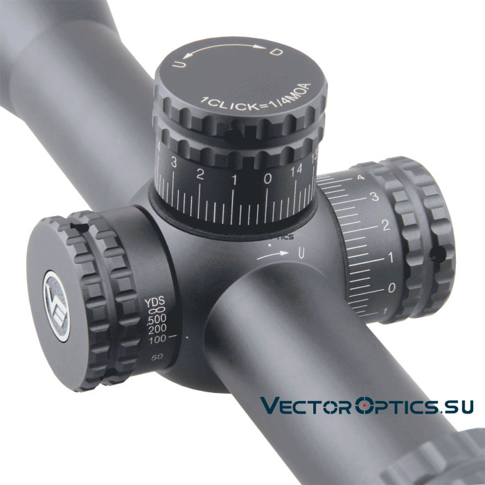 Оптический прицел Vector Optics Hugo 6-24x50 SFP кольца 25,4мм