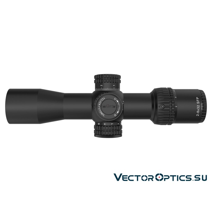 Оптический прицел Vector Optics Veyron 2-8x32 IR SFP кольца 30мм (для пневматики)