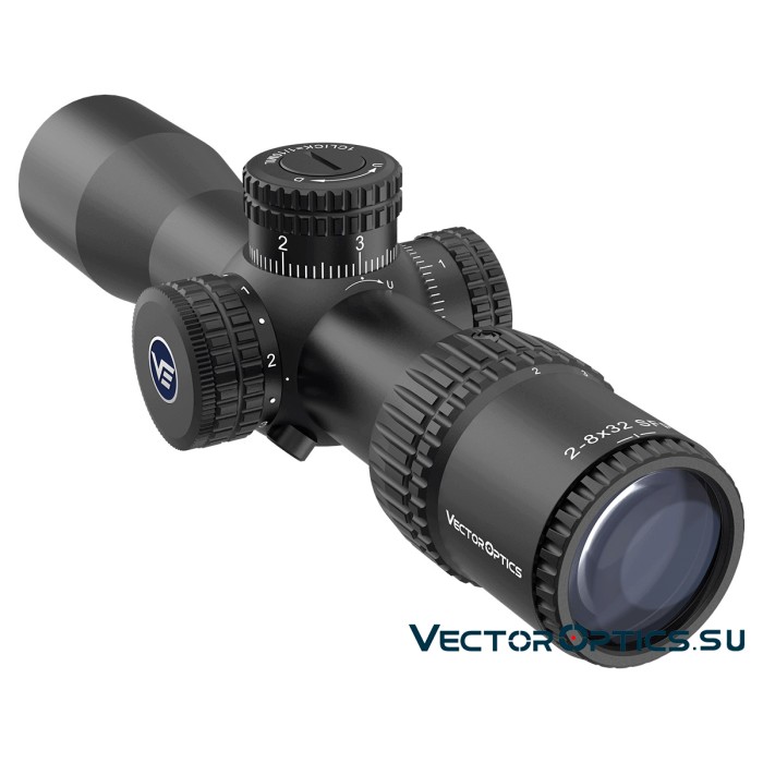 Оптический прицел Vector Optics Veyron 2-8x32 IR SFP кольца 30мм (для пневматики)