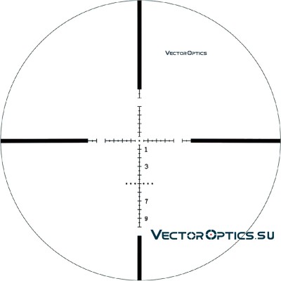 Оптический прицел Vector Optics Marksman 10x44 SFP кольца 30мм