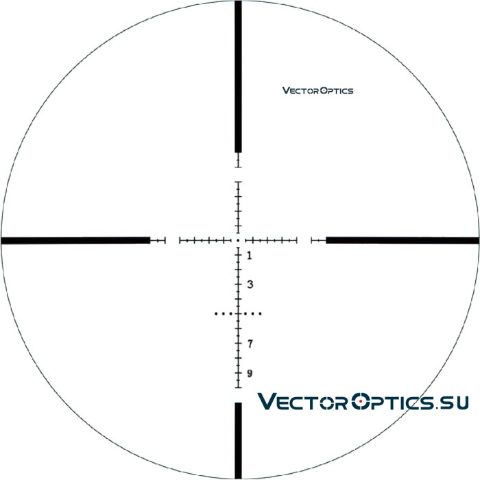 Оптический прицел Vector Optics Marksman 10x44 SFP кольца 30мм