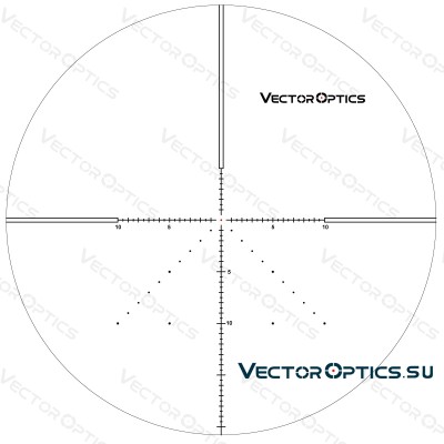 Оптический прицел Vector Optics Veyron 6-24x44 IR FFP кольца 30мм (для пневматики)