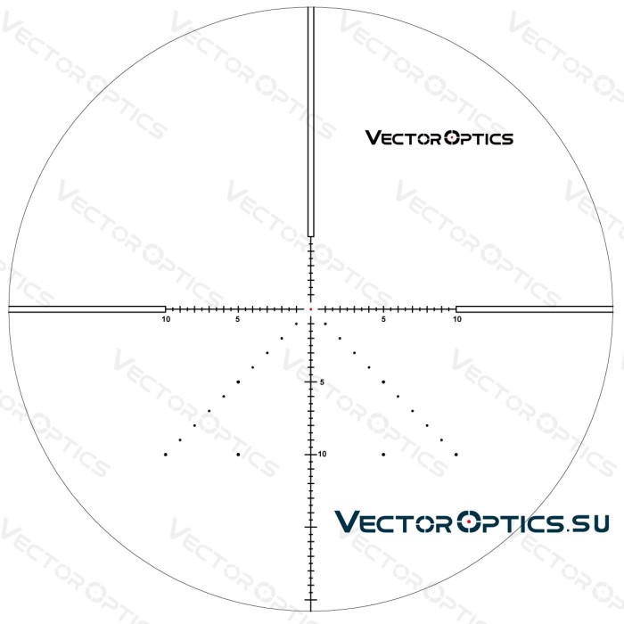 Оптический прицел Vector Optics Veyron 6-24x44 IR FFP кольца 30мм (для пневматики)