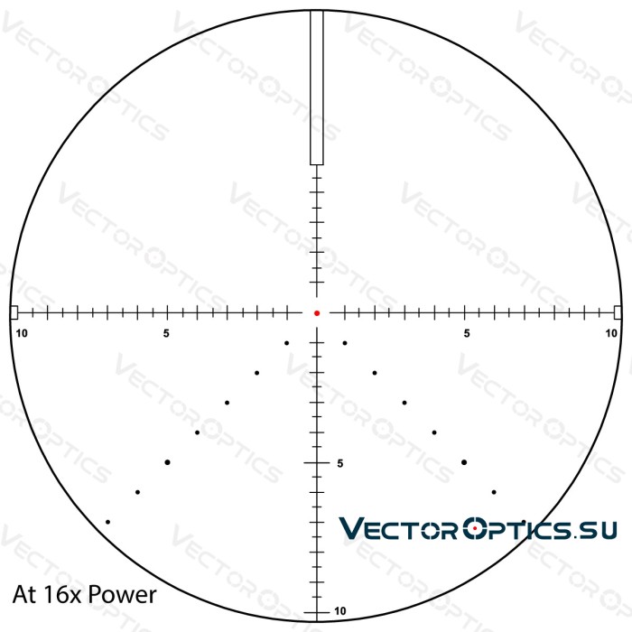 Оптический прицел Vector Optics Veyron 4-16x44 IR FFP кольца 30мм (для пневматики)