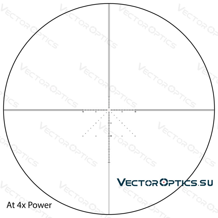 Оптический прицел Vector Optics Veyron 4-16x44 IR FFP кольца 30мм (для пневматики)