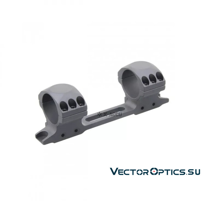 Кронштейн Vector Optics X-Accu 1.1" Low Profile 30мм на призму 11-12мм, база 144мм, низкий (h=13мм),6 винтов,чёрный,127г (XASR-3100)