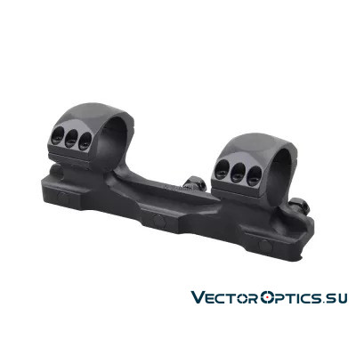 Кронштейн Vector Optics X-Accu 1.2&quot; Medium Profile 30мм на Picatinny 20 MOA база 154мм, средний (h=17мм), 6 винтов, 230г (XASR-3011)