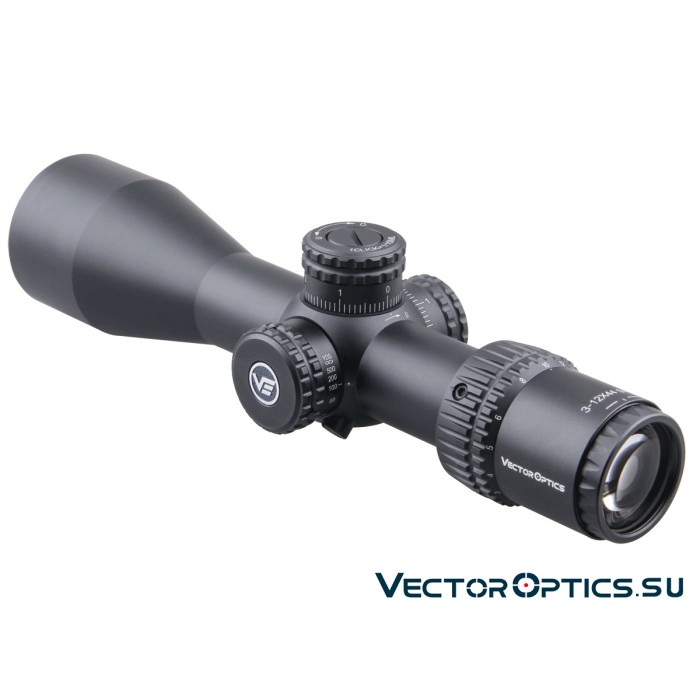 Оптический прицел Vector Optics Veyron 3-12x44 SFP кольца 30мм (для пневматики)