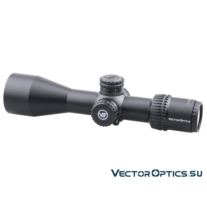 Оптический прицел Vector Optics Veyron 3-12x44 SFP кольца 30мм (для пневматики)