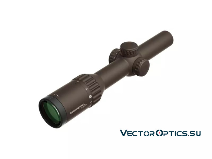 Оптический прицел Vector Optics Continental Hunting X6 1-6x24 FDE кольца 30 мм 