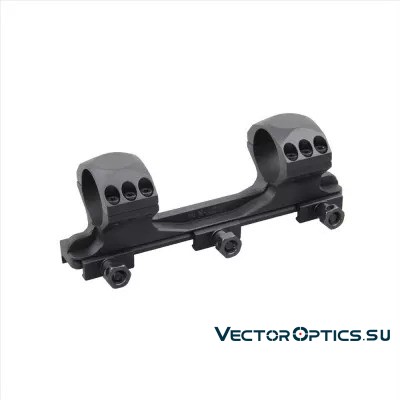 Кронштейн Vector Optics X-Accu 1.2&quot; Medium Profile 30мм на Picatinny, база 154мм, средний (h=17мм),6 винтов,чёрный, 230г (XASR-3010)