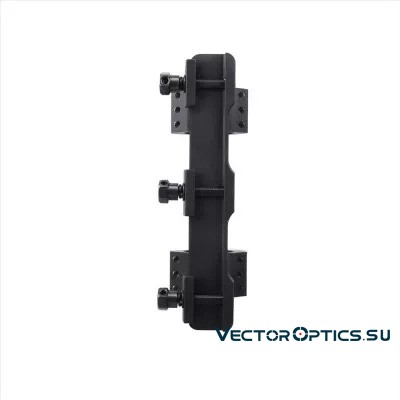 Кронштейн Vector Optics X-Accu 1.2" Medium Profile 30мм на Picatinny, база 154мм, средний (h=17мм),6 винтов,чёрный, 230г (XASR-3010)