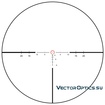 Оптический прицел Vector Optics Continental Tactical X8 1-8x24 SFP ED кольца 30мм