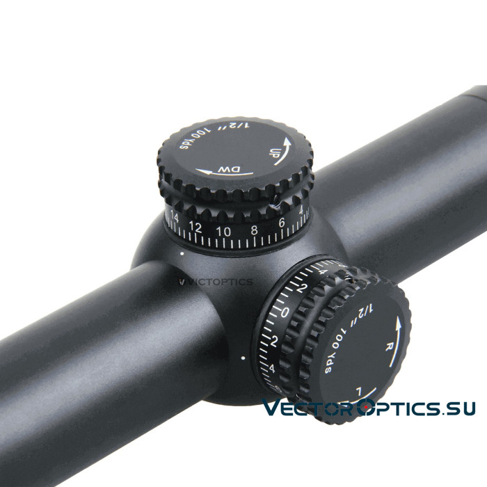 Оптический прицел Vector Optics VictOptics S4 1-4x20 SFP кольца 25.4мм