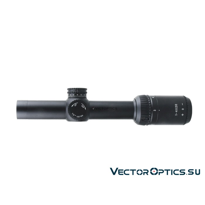 Оптический прицел Vector Optics VictOptics S4 1-4x20 SFP кольца 25.4мм