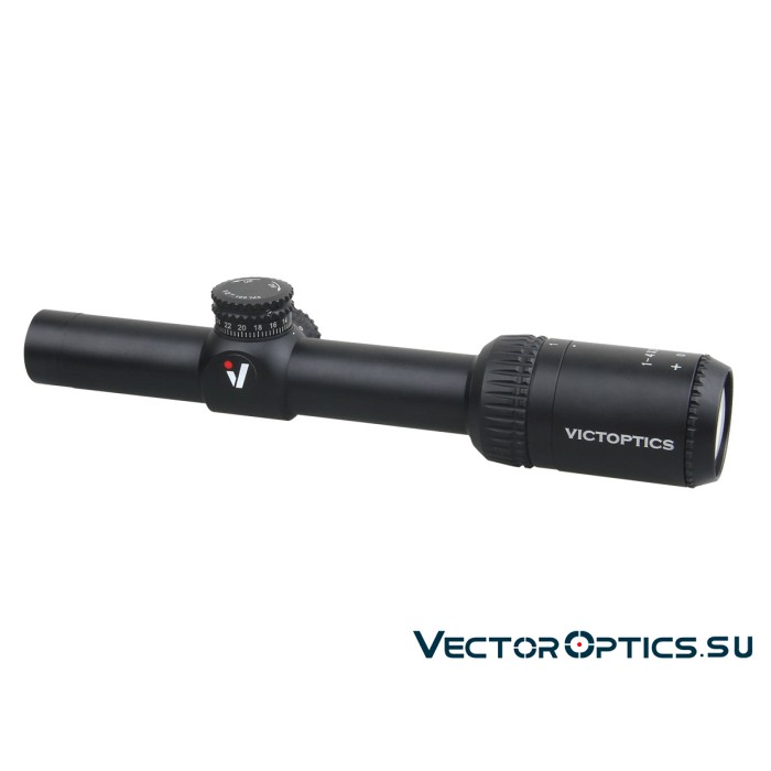 Оптический прицел Vector Optics VictOptics S4 1-4x20 SFP кольца 25.4мм