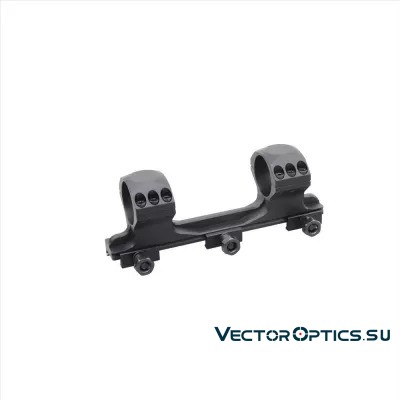 Кронштейн Vector Optics X-Accu 1.4" High Profile 30мм на Picatinny 20 MOA, база 154мм, высокий (h=20мм), 6 винтов, 240г (XASR-3012)