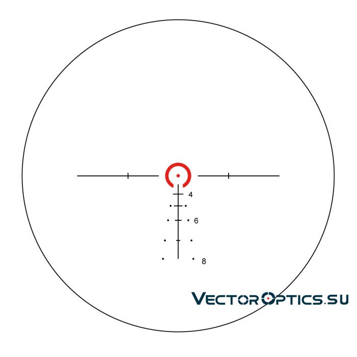 Оптический прицел Vector Optics Taurus 1-6x24 SFP кольца 30мм