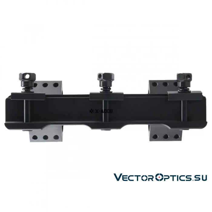 Кронштейн Vector Optics X-Accu 1.4" Medium Profile 34мм на Picatinny,база 154мм,средний (h=18мм),6 винтов,чёрный,250г (SCTM-60)