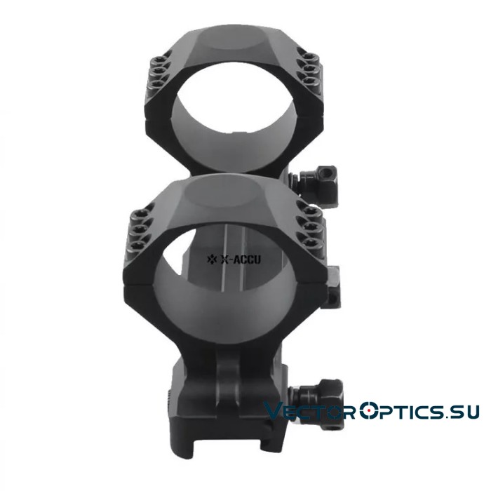 Кронштейн Vector Optics X-Accu 1.4" Medium Profile 34мм на Picatinny,база 154мм,средний (h=18мм),6 винтов,чёрный,250г (SCTM-60)