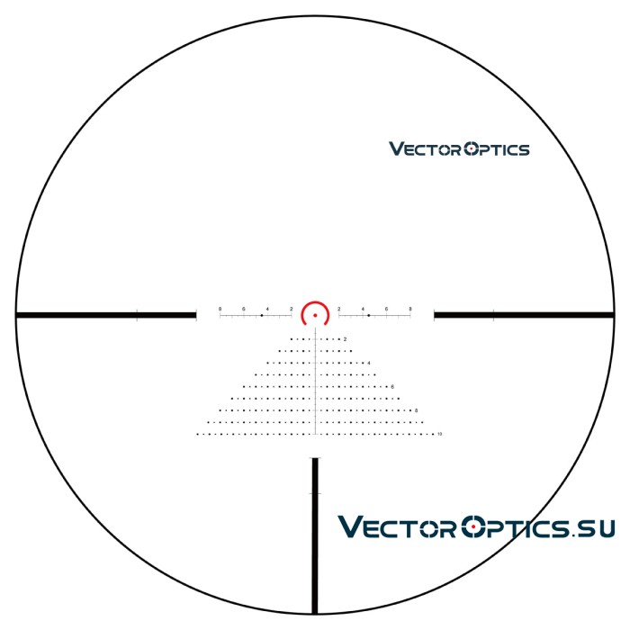Оптический прицел Vector Optics Constantine 1-8x24 SFP кольца 30мм