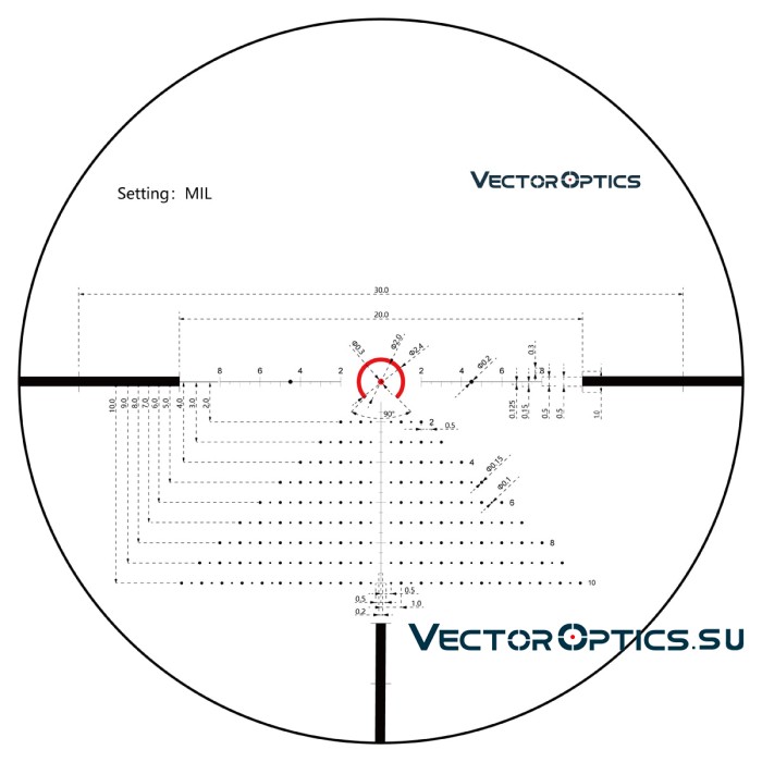Оптический прицел Vector Optics Constantine 1-8x24 FFP кольца 30мм