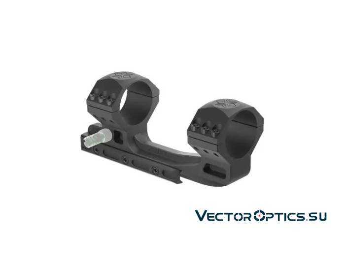 Кронштейн Vector Optics X-Accu 1.6" High Profile 34мм на Picatinny с выносом,20MOA,высокий (h=23мм),6 винтов,чёрный,212г (XASR-3015)