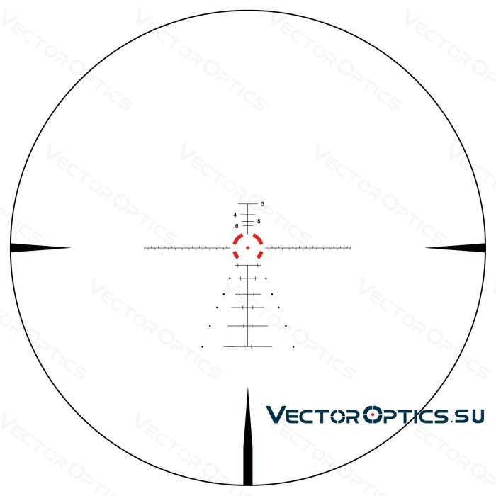 Оптический прицел Vector Optics Constantine 1-10x24 SFP кольца 30мм