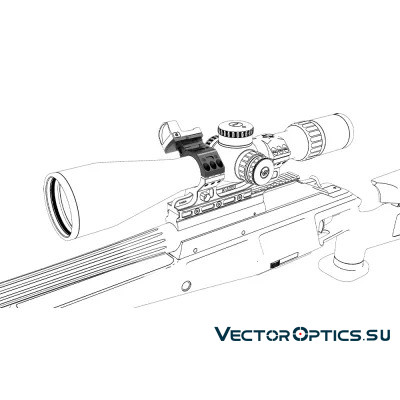 Комплект адаптеров для полуколец Vector Optics X-ACCU 34мм (XASR-A01)
