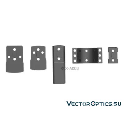 Комплект адаптеров для полуколец Vector Optics X-ACCU 34мм (XASR-A01)