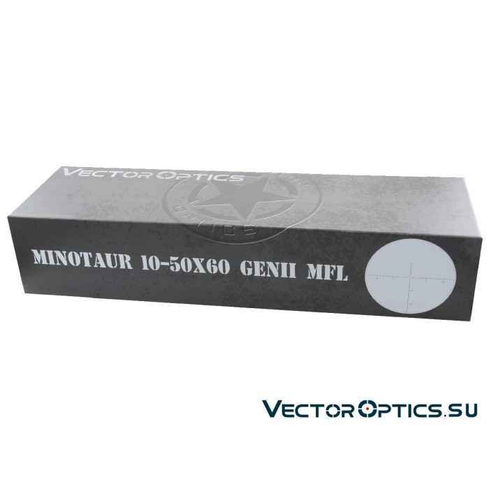 Оптический прицел Vector Optics Minotaur 10-50x60 GenII MFL SFP кольца 34мм