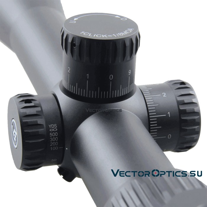 Оптический прицел Vector Optics Minotaur 10-50x60 GenII MFL SFP кольца 34мм