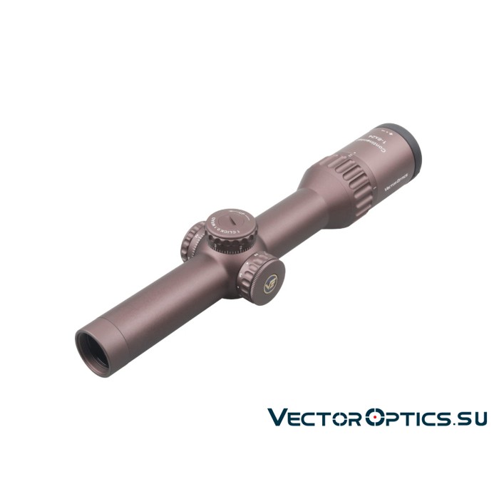 Оптический прицел Vector Optics Continental Tactical X6 1-6x24 SFP FDE кольца 30мм