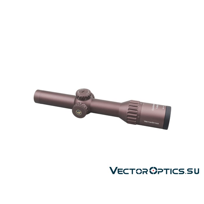 Оптический прицел Vector Optics Continental Tactical X6 1-6x24 SFP FDE кольца 30мм