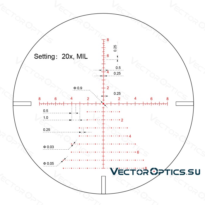 Оптический прицел Vector Optics Continental Tactical X6 4-24x50 FDE Zero Stop кольца 30мм
