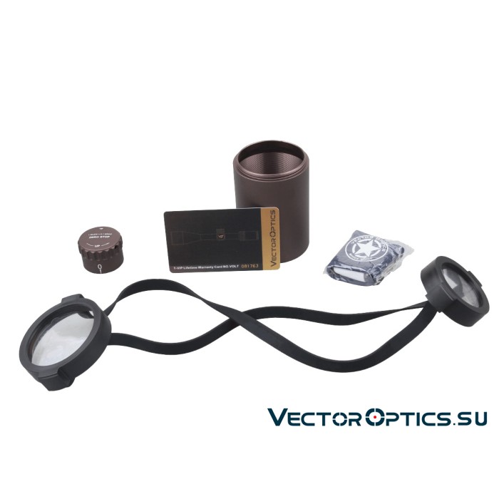 Оптический прицел Vector Optics Continental Tactical X6 4-24x50 FDE Zero Stop кольца 30мм