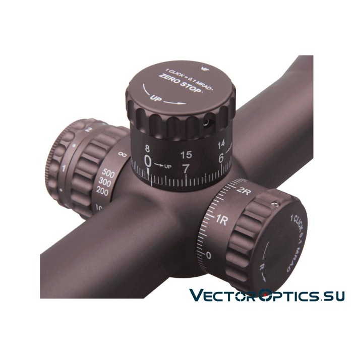 Оптический прицел Vector Optics Continental Tactical X6 4-24x50 FDE Zero Stop кольца 30мм