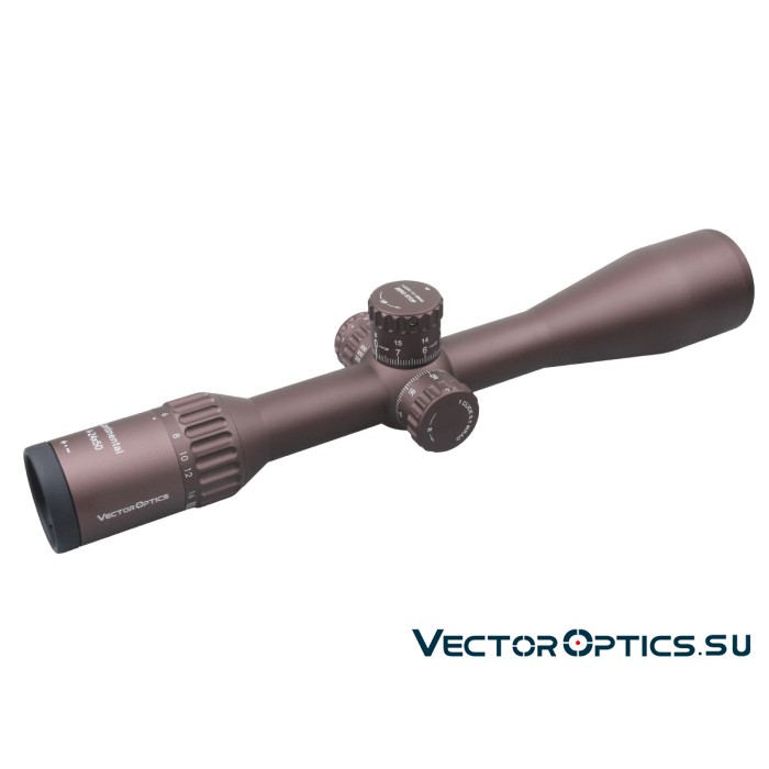 Оптический прицел Vector Optics Continental Tactical X6 4-24x50 FDE Zero Stop кольца 30мм