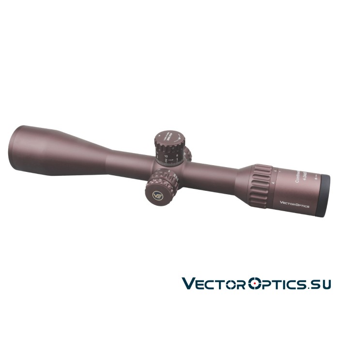 Оптический прицел Vector Optics Continental Tactical X6 4-24x50 FDE Zero Stop кольца 30мм