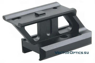 Консольный кронштейн RUM для Vector Maverick/Paragon и Aimpoint Micro H/T на базу Picatinny/Weaver, BH=25,6 мм/1.0&#039; (MAV-P10)