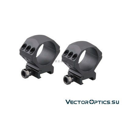 Кольца Vector Optics 34мм H=28мм,Низкие на Picatinny/Weaver (SCTM-52) 
