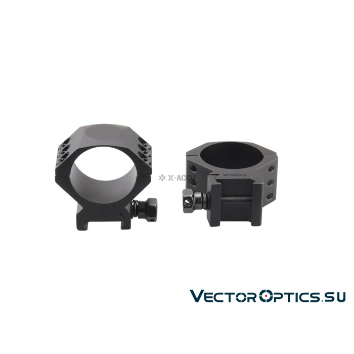 Кольца Vector Optics 34мм H=28мм,Низкие на Picatinny/Weaver (SCTM-52) 